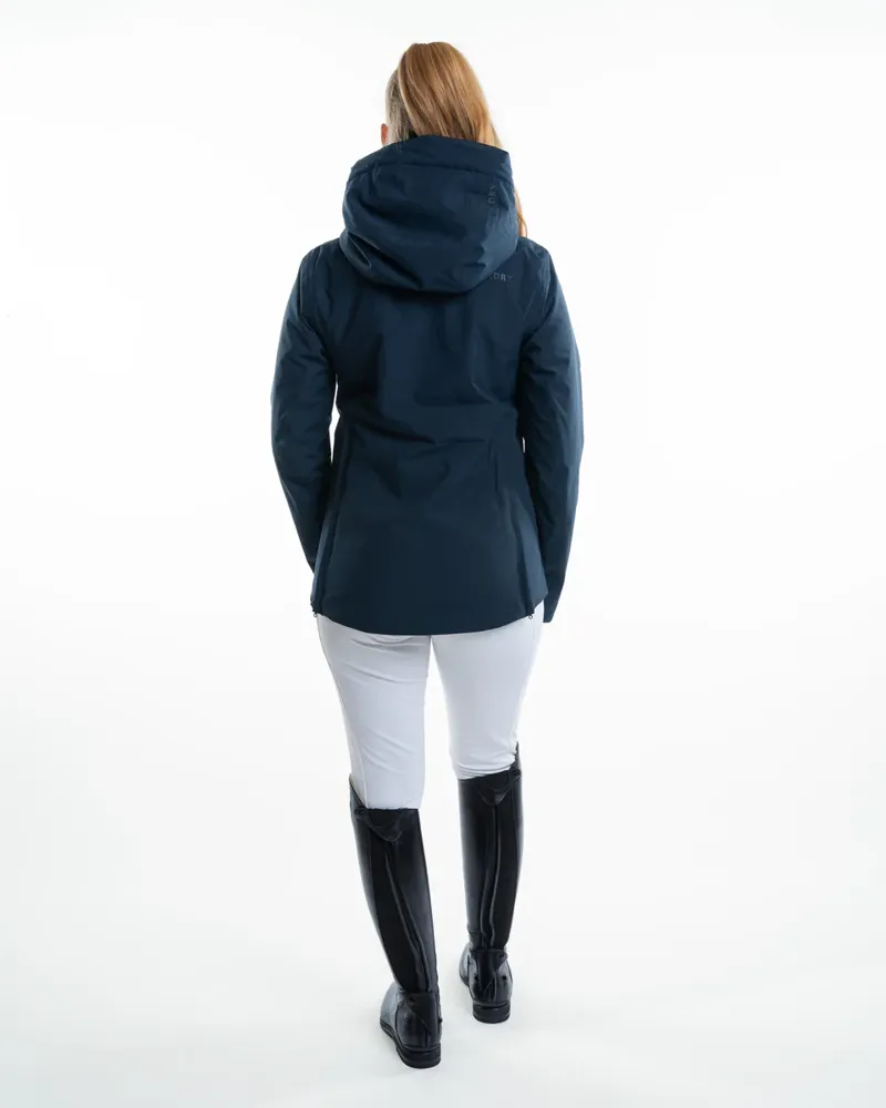 Equidry Iris Warm Waterproof Riding Jacket - Navy-9