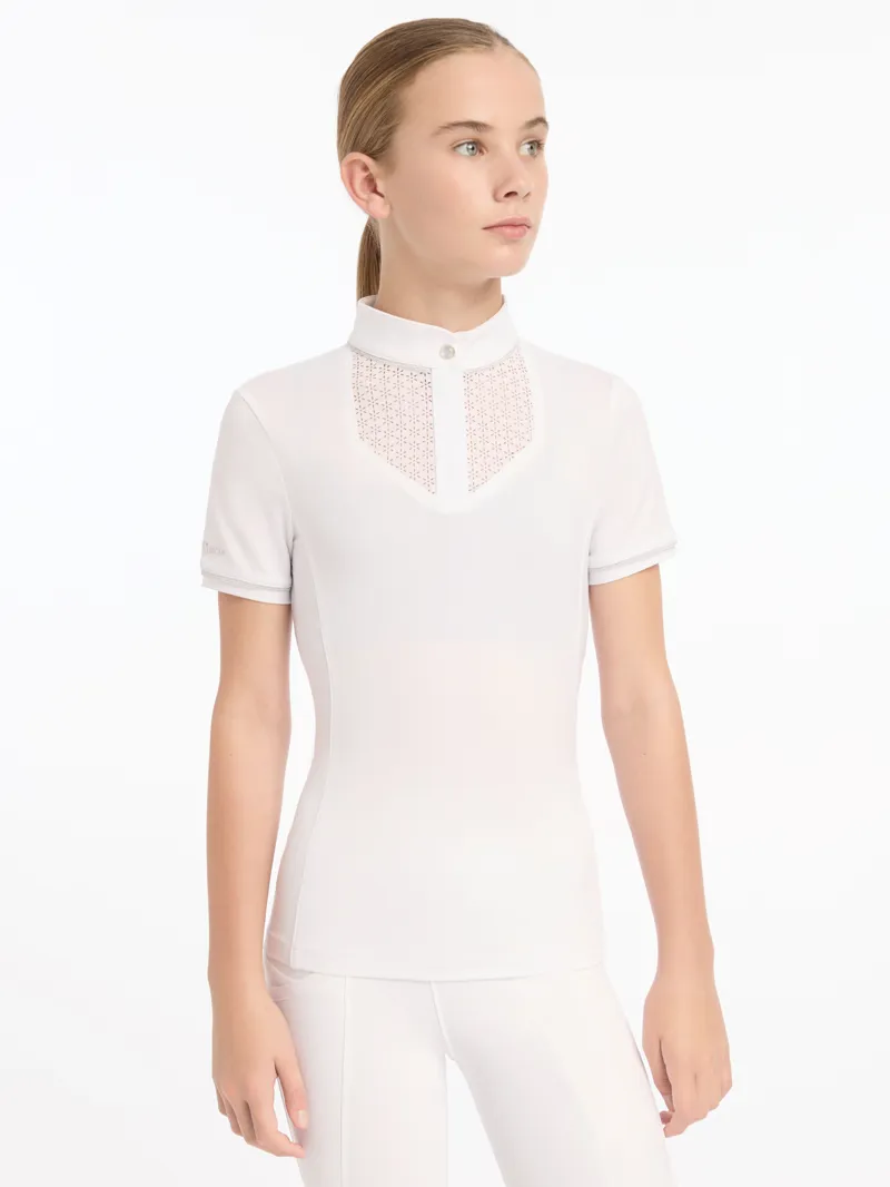 LeMeiux Young Rider Belle Show Shirt White
