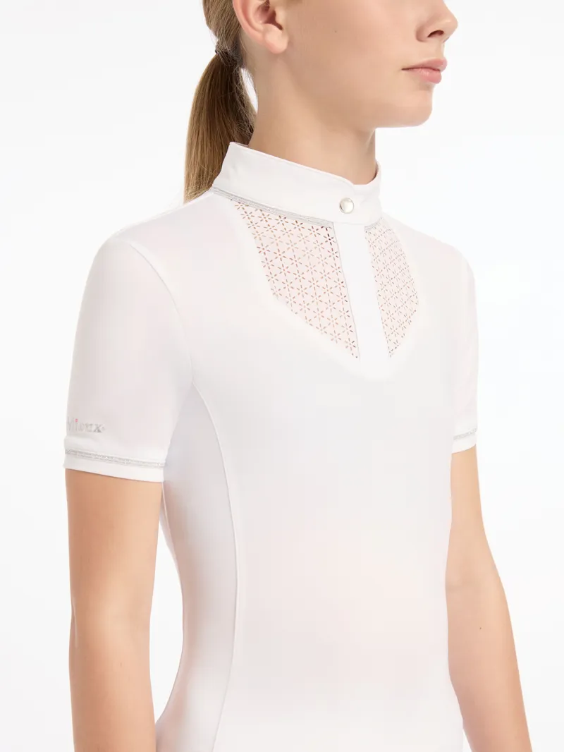 LeMeiux Young Rider Belle Show Shirt White-1
