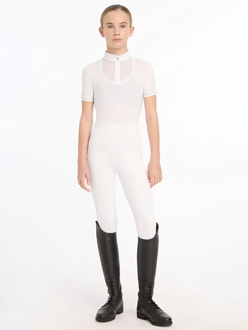 LeMeiux Young Rider Belle Show Shirt White-3