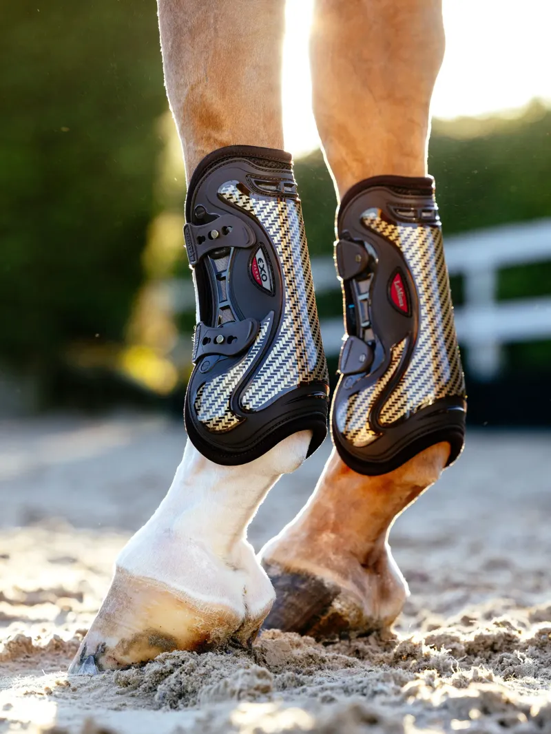 LeMieux EXO Flex Tendon Boot Brown/Gold-1