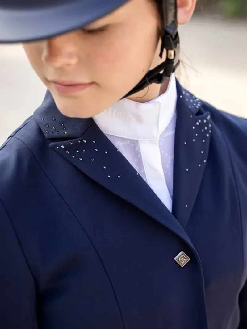 LeMieux Pro Show Jacket Junior Navy-1