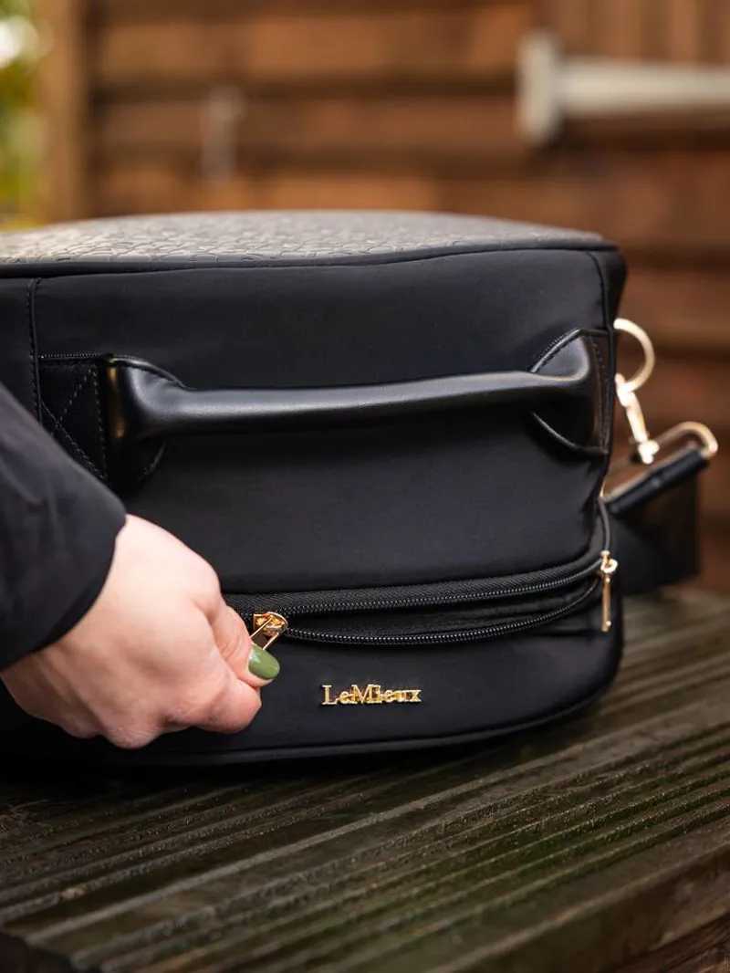 LeMieux Luxe Hat Box Black-3