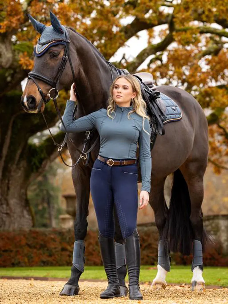 LeMieux Ladies Base Layer Petrol-5