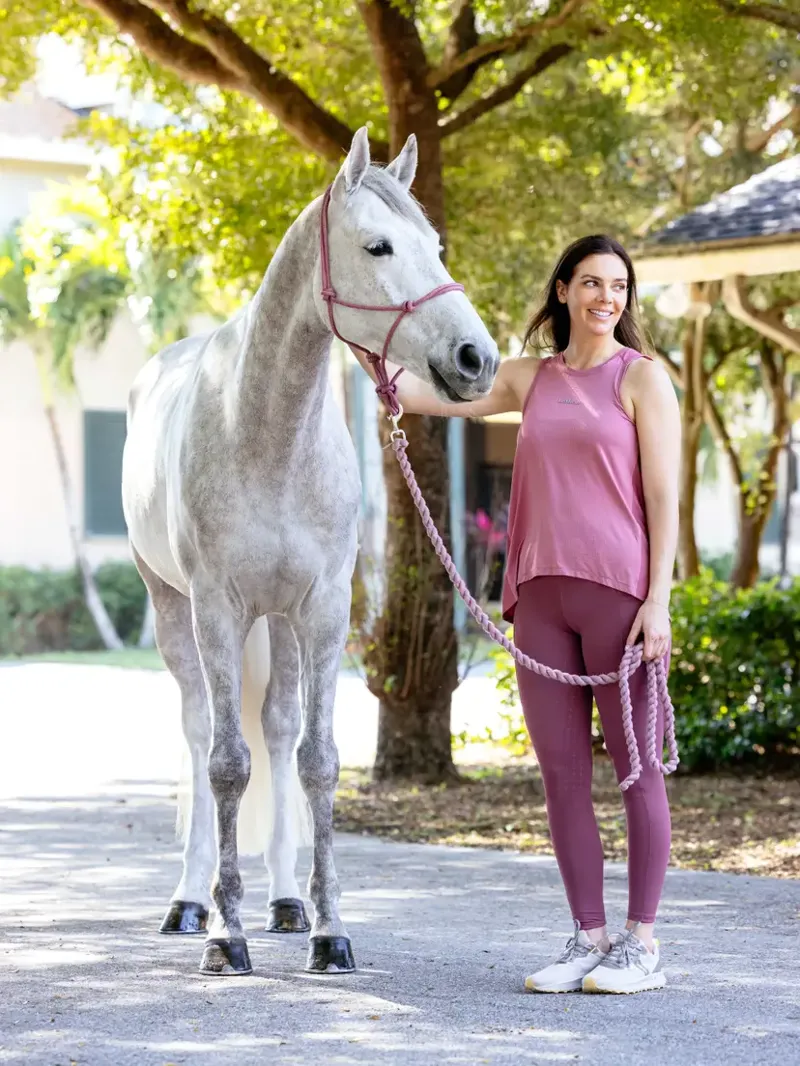 LeMieux Rope Halter - Blossom-1