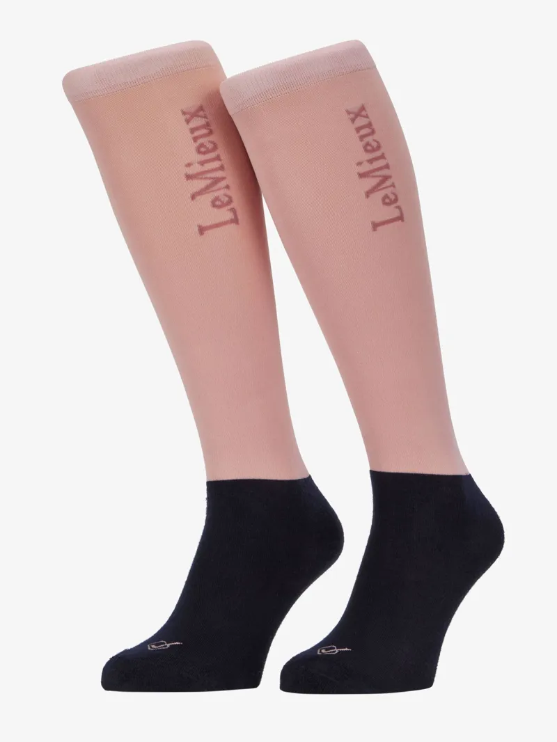 LeMieux Competition Socks 2 Pack Blossom Medium