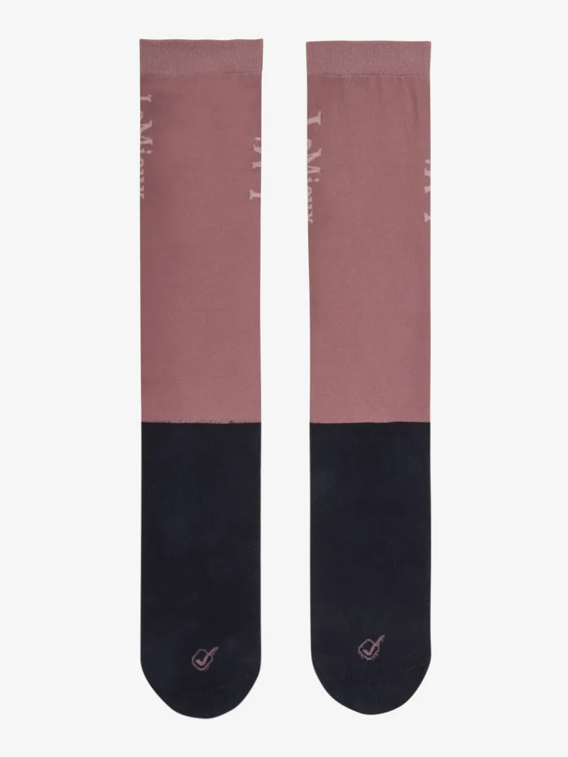LeMieux Competition Socks 2 Pack Peony Medium-1