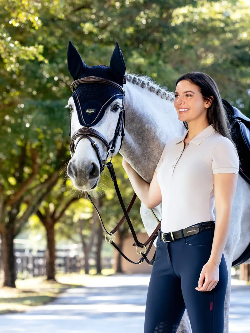 LeMieux Puissance Fly Hood - Navy-1