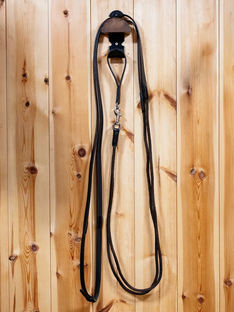 LeMieux Leather Draw Reins - Brown -1