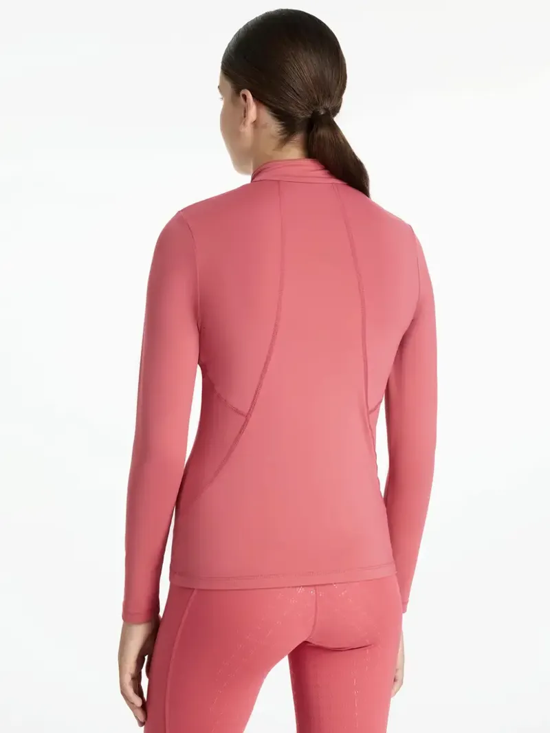 LeMieux Young Rider Base Layer Cranberry-1