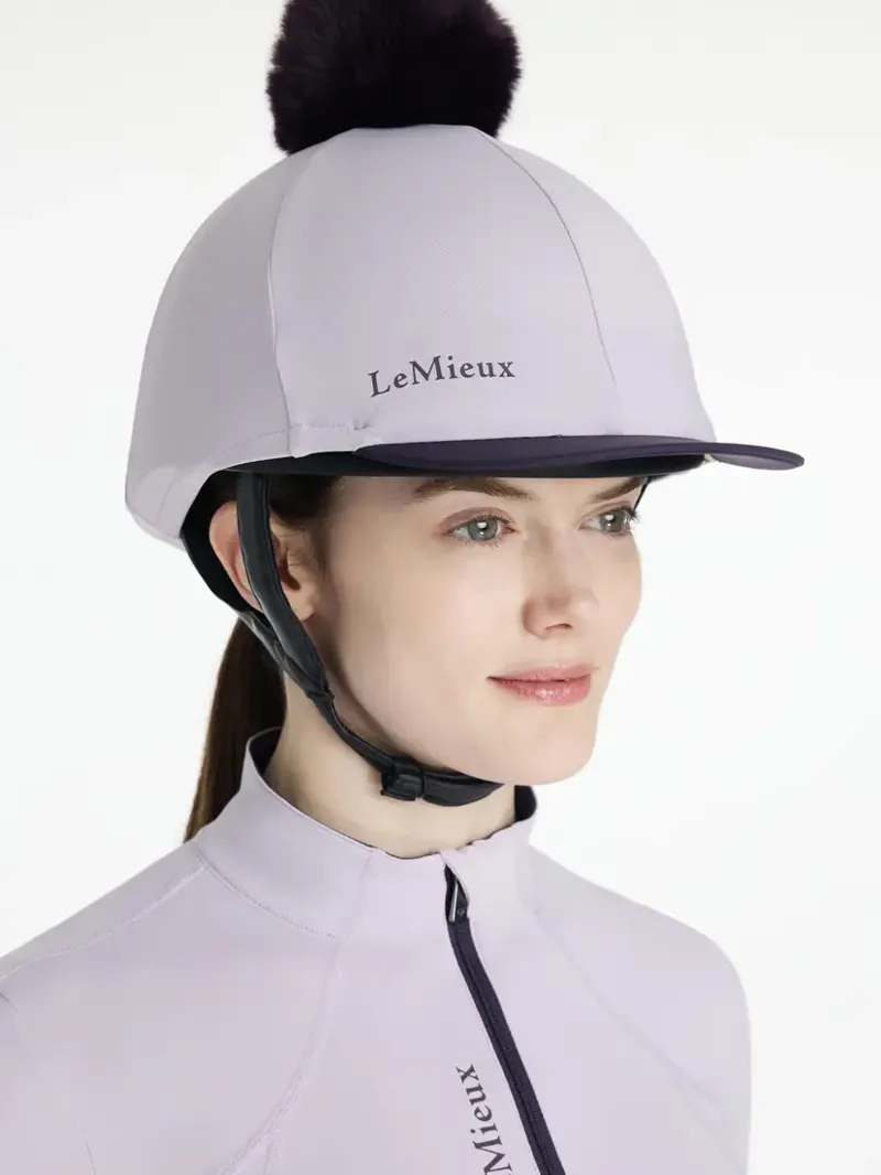 LeMieux Classique Pom Hat Silk Lilac