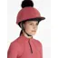 LeMieux Classique Pom Hat Silk Cranberry