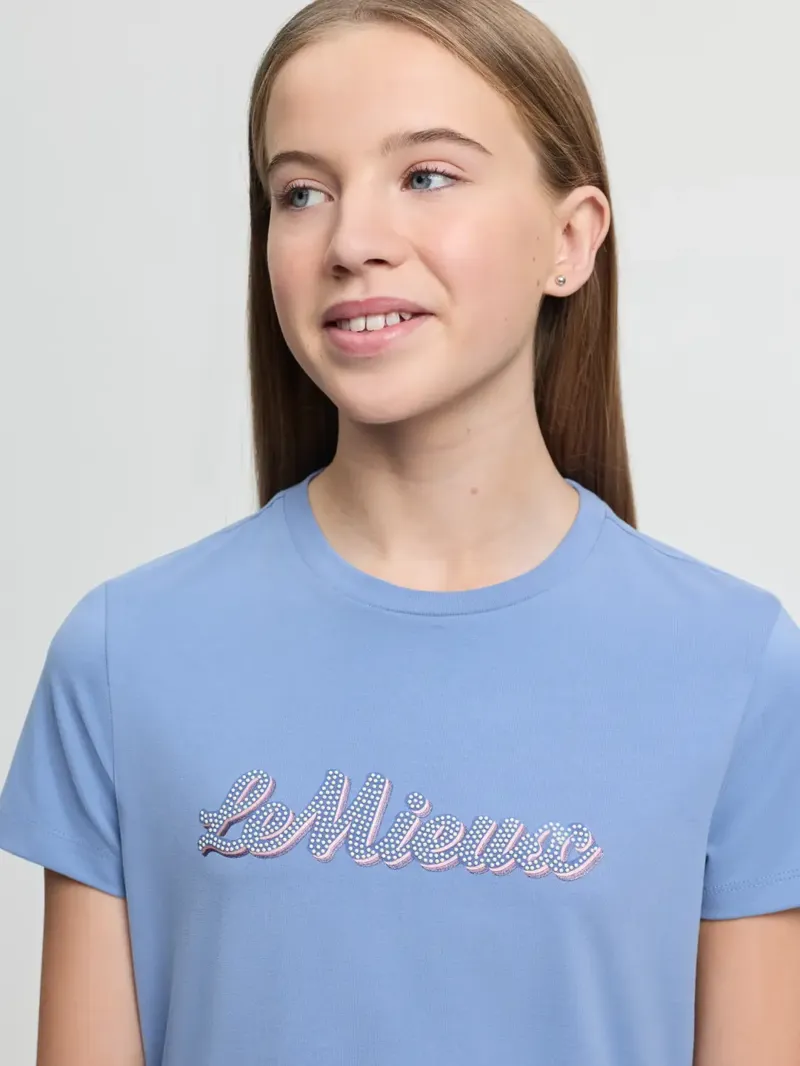 LeMieux Young Rider Arianna T-Shirt - Powder Blue-3