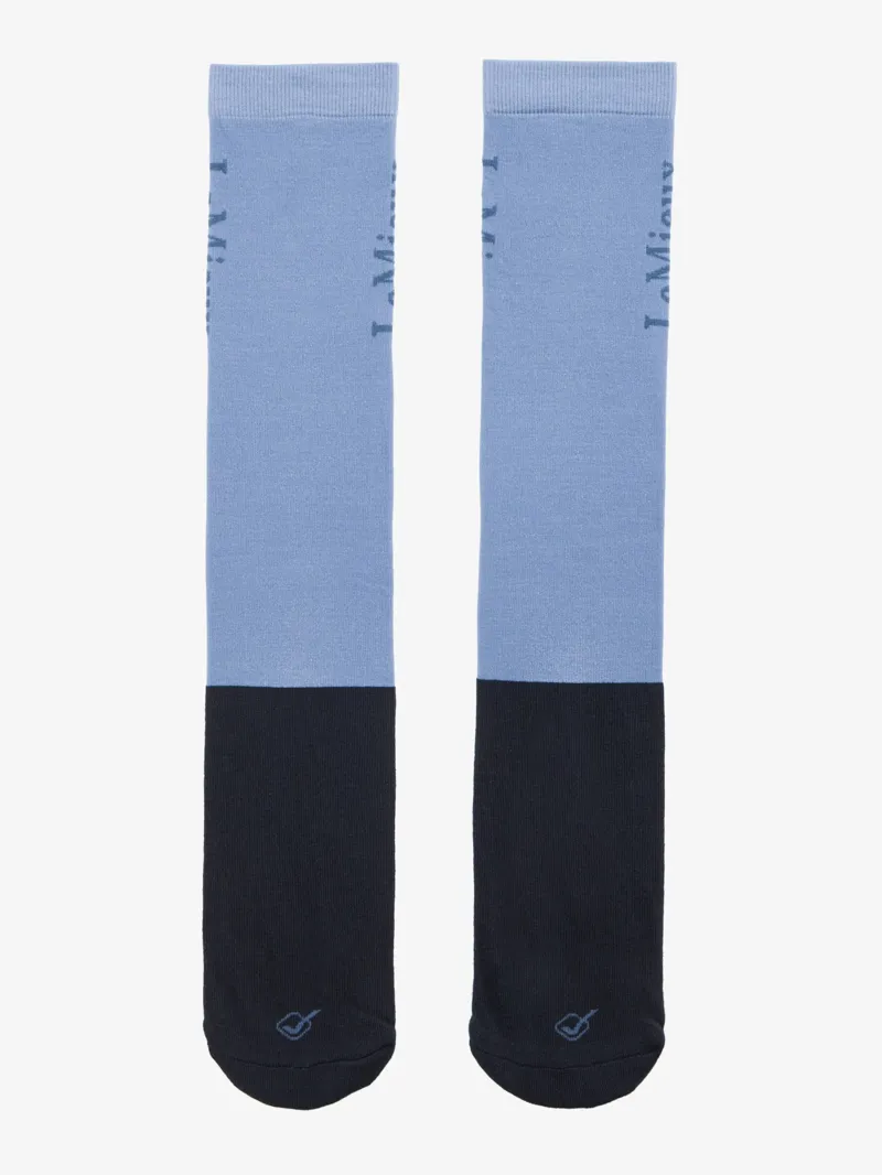 LeMieux Competition Sock 2 Pack - Powder Blue-1