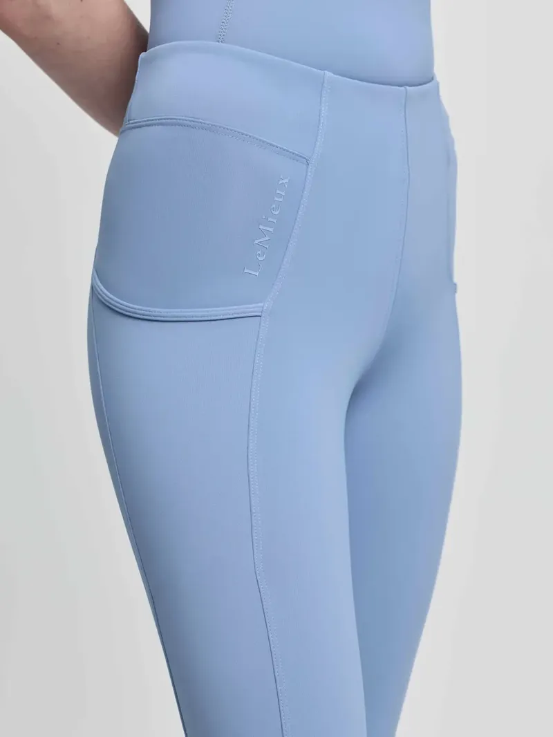 LeMieux Young Rider Orla Pull On Breech - Powder Blue-5
