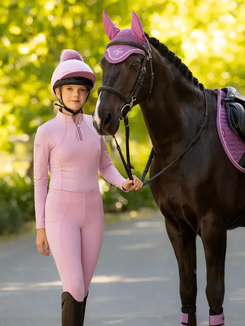 LeMieux Young Rider Classique Base Layer - Fondant-5