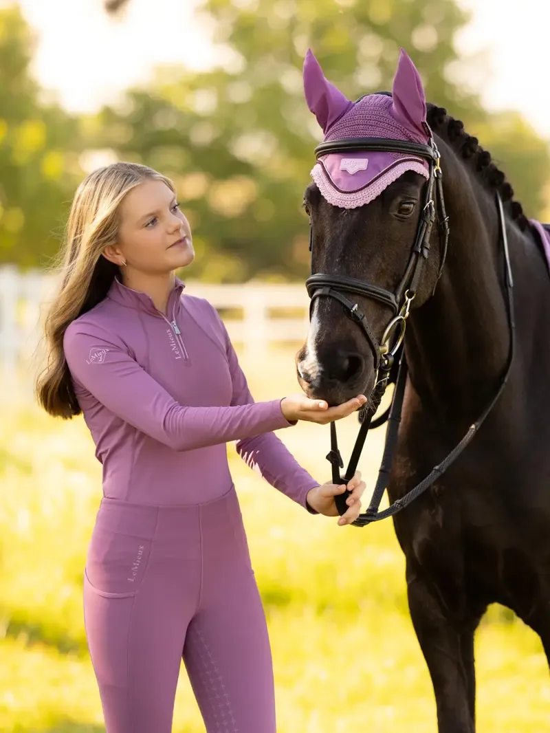 LeMieux Young Rider Classique Base Layer - Mallow-4