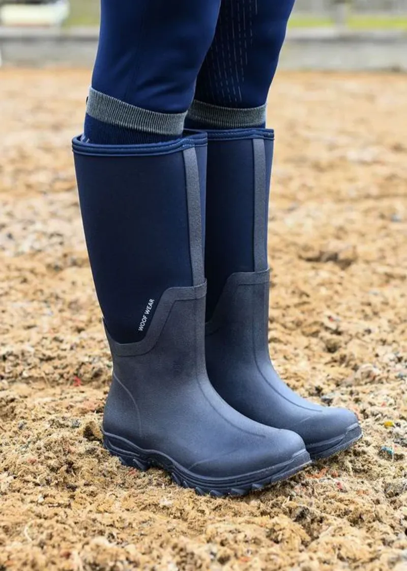 Woof Wear Long Work Boot - Navy-3