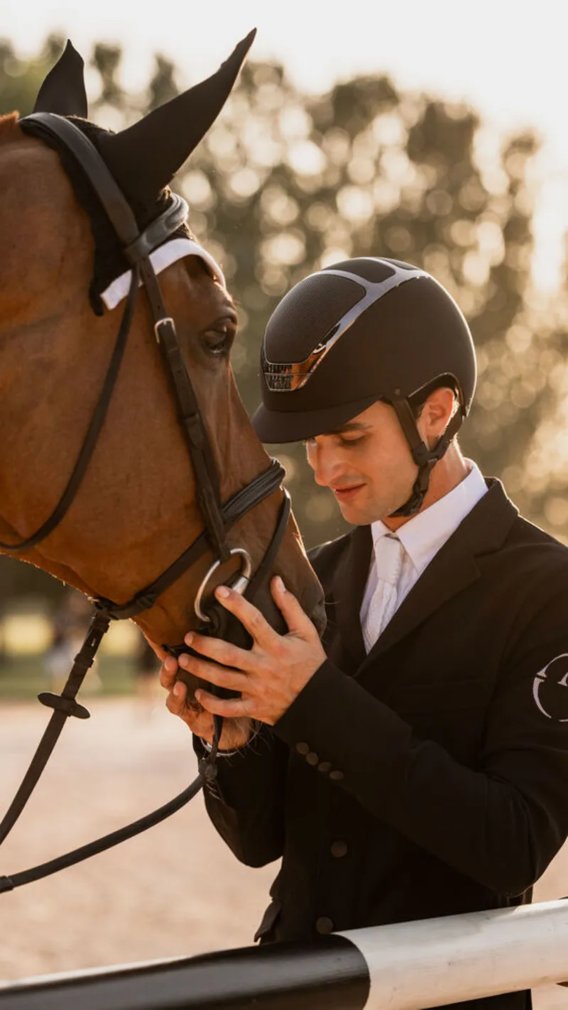 Kask Dogma Chrome Riding Hat Brown-1