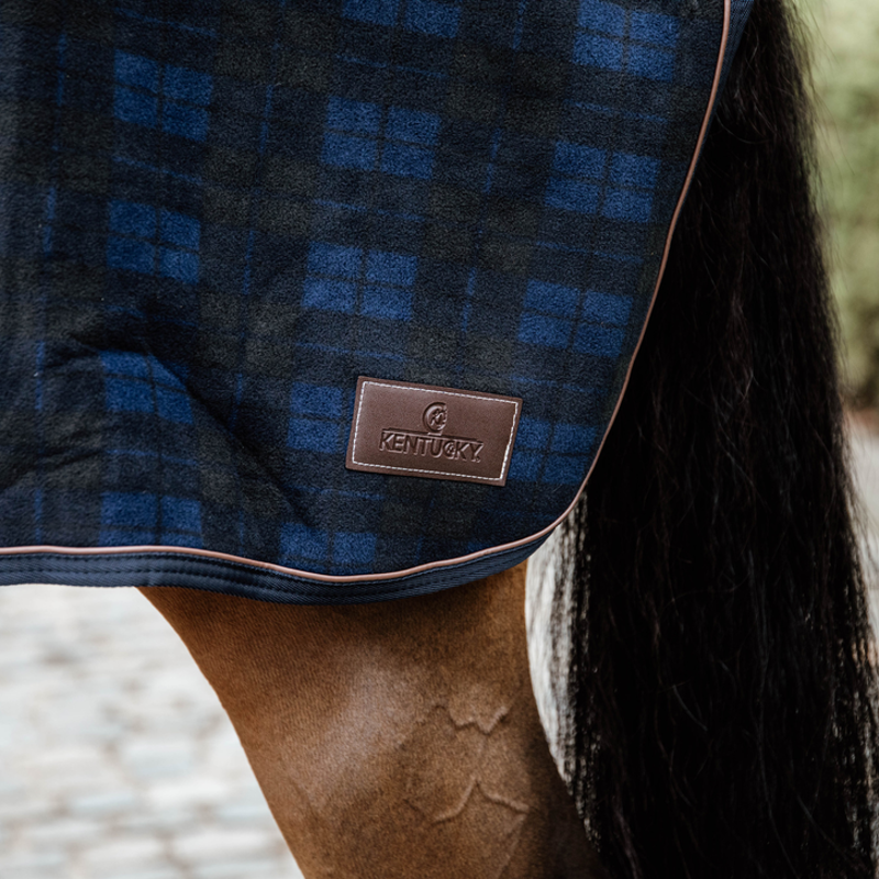 Kentucky Horsewear Quarter Rug Heavy Fleece Check-2