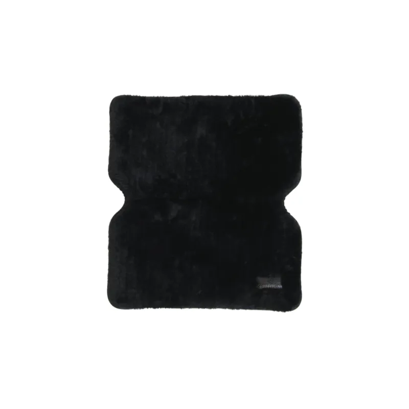 Kentucky Horsewear Horse Bib Chest Protection Sheepskin Black