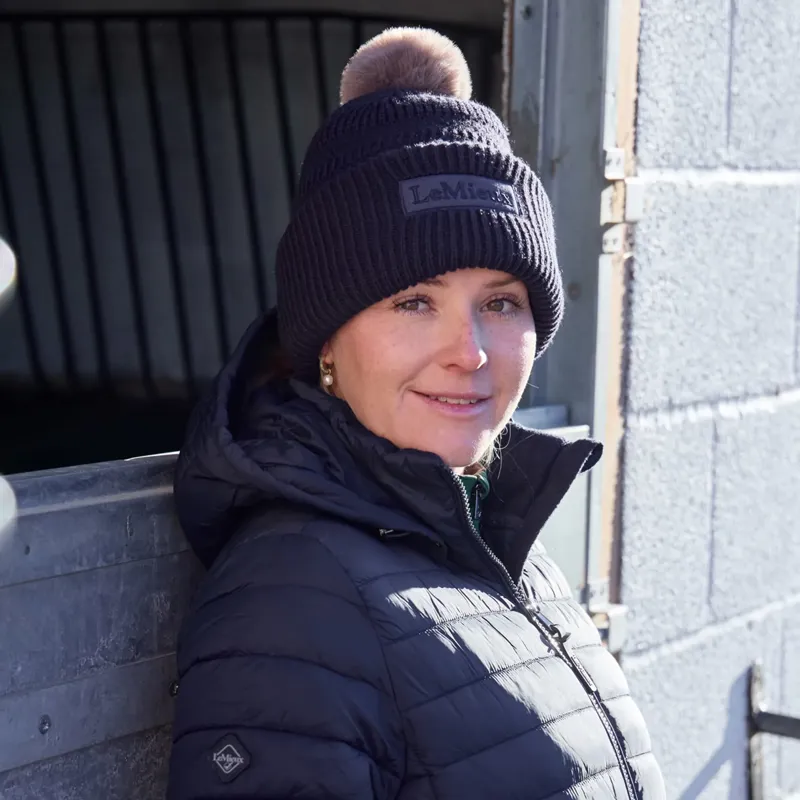 LeMieux x Sealskinz Waterproof Beanie - Navy-2