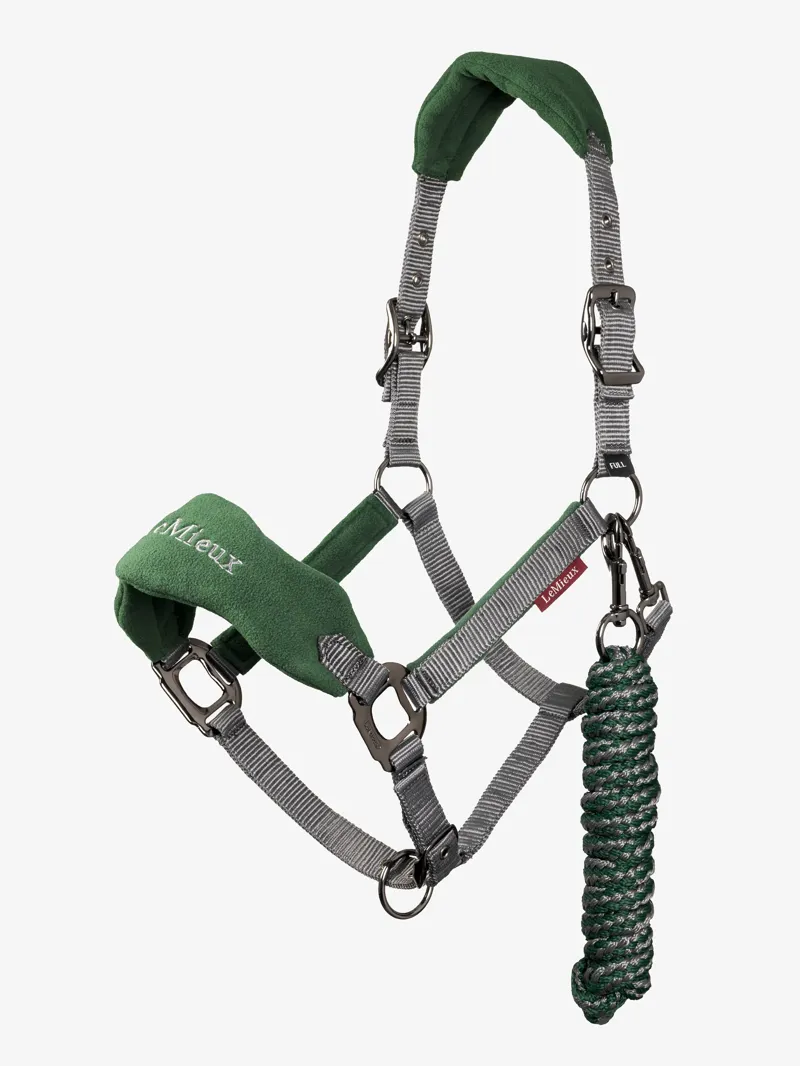 LeMieux Vogue Headcollar and Leadrope Hunter Green