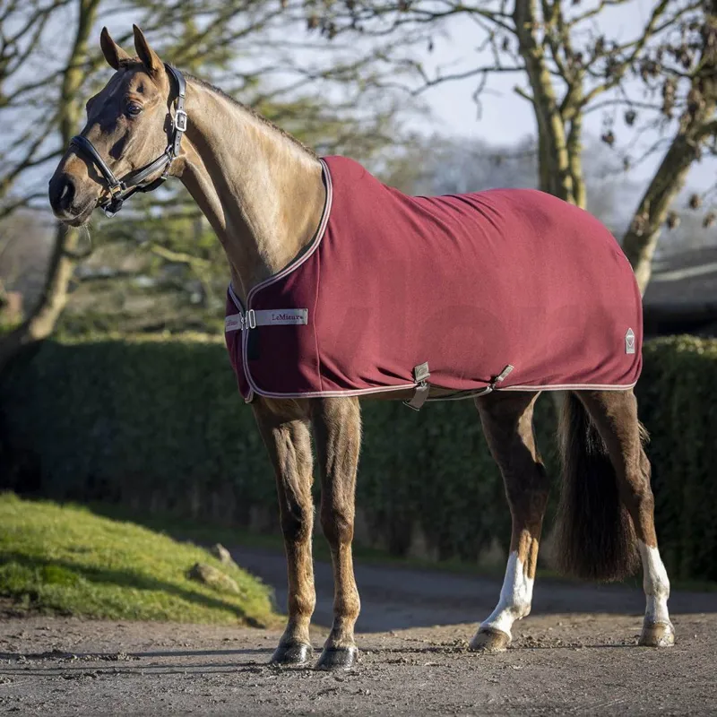 LeMieux Arika Jersey-Tek Fleece Rug Burgundy