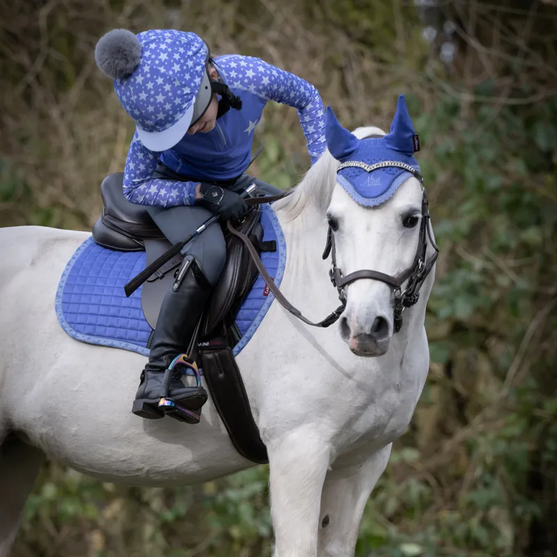 LeMieux Mini Jump Saddlepad Bluebell-1