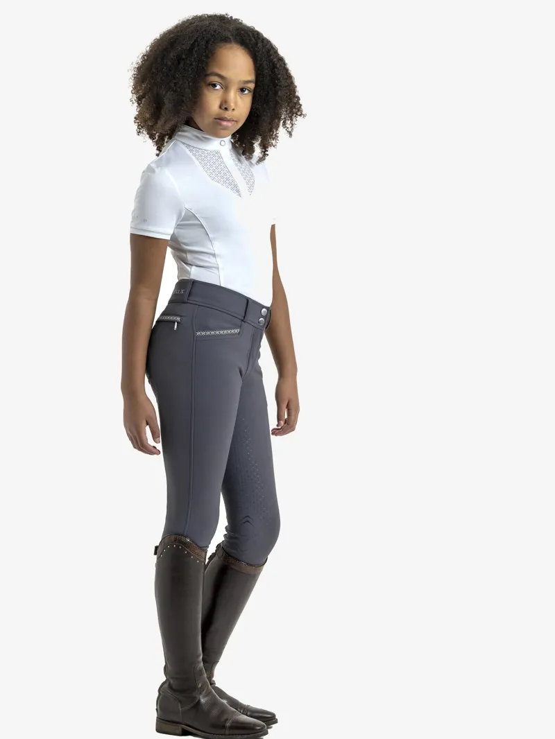 LeMeiux Young Rider Belle Show Shirt White-4