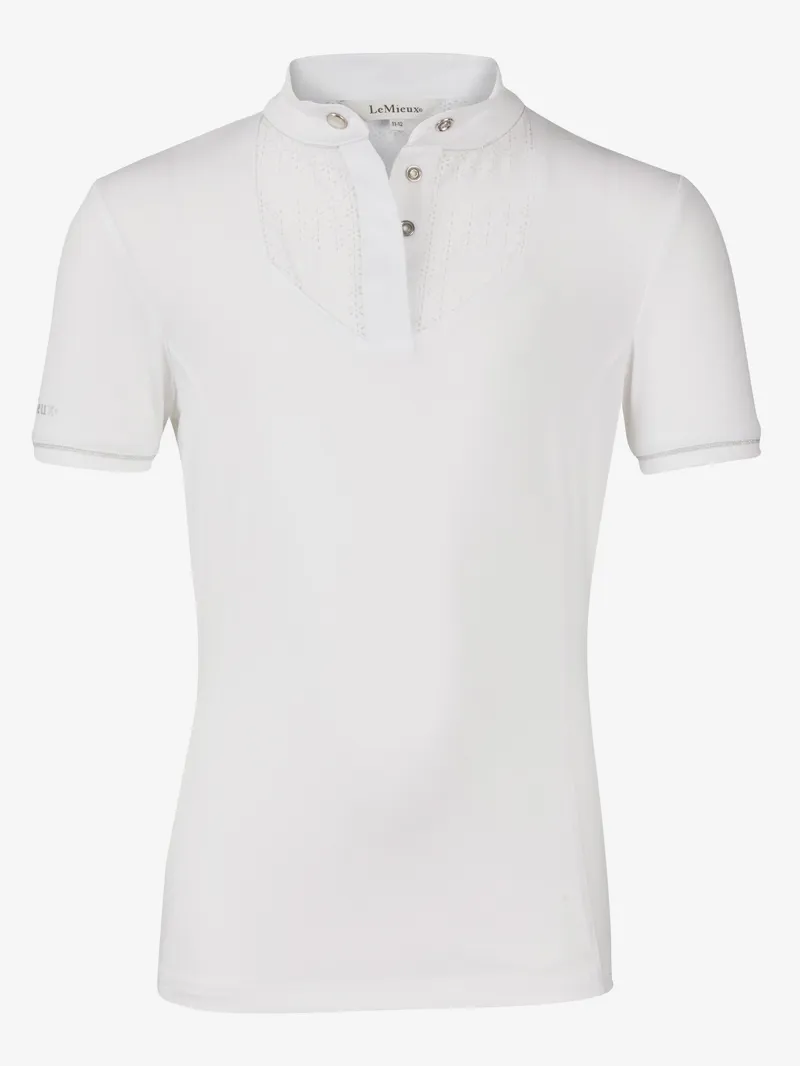 LeMeiux Young Rider Belle Show Shirt White-5