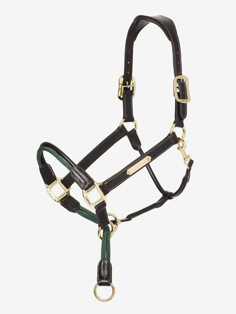 LeMieux Rope Control Headcollar Brown