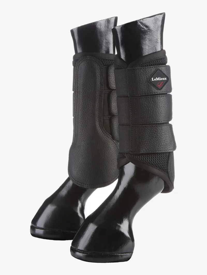 LeMieux ProSport Mesh Brushing Boots Black
