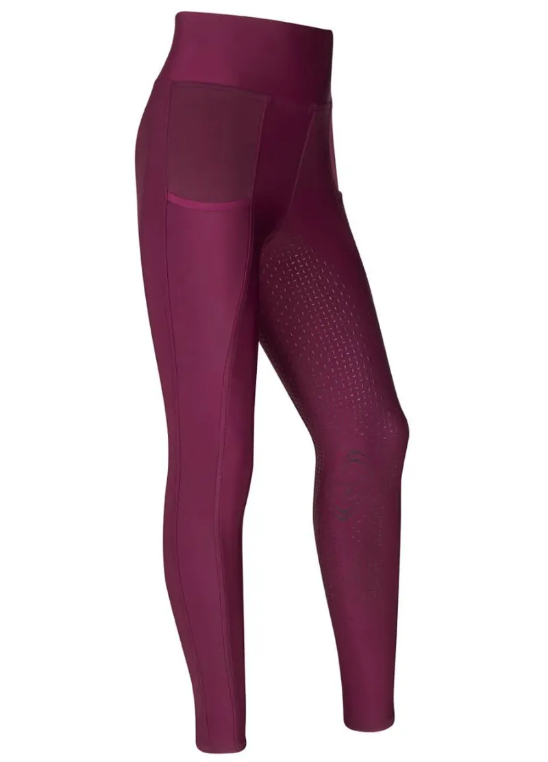 My LeMieux Young Rider Pull On Breeches Grape-1
