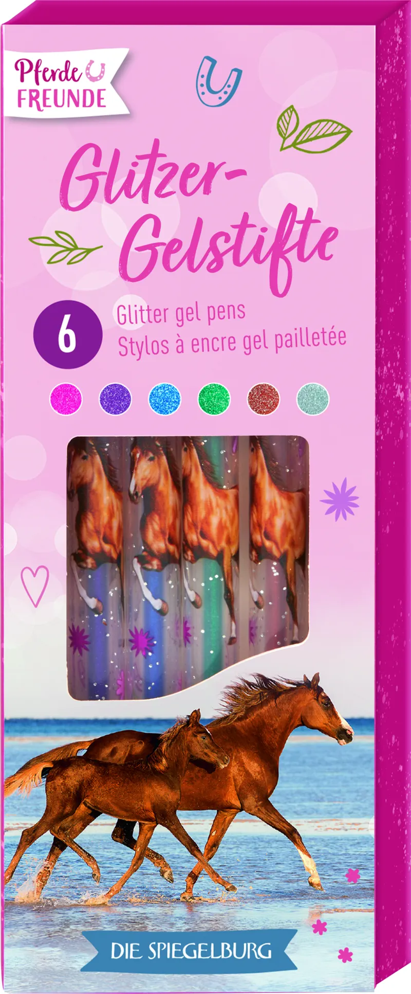 Speigelburg Glitter Gel Pen - 6 pack-1