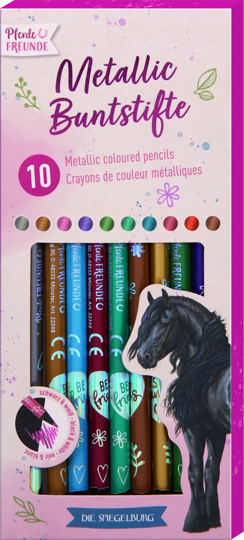Spiegelburg Metallic Pencil - 10 pack