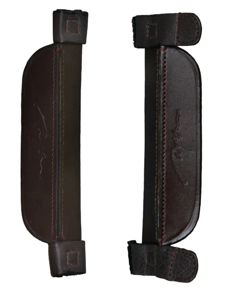 Dy'on Leather Horse Blinkers Brown Full-2