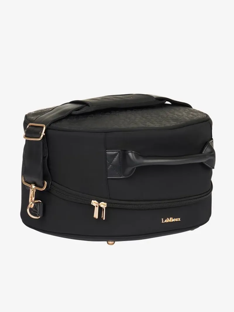 LeMieux Luxe Hat Box Black-2