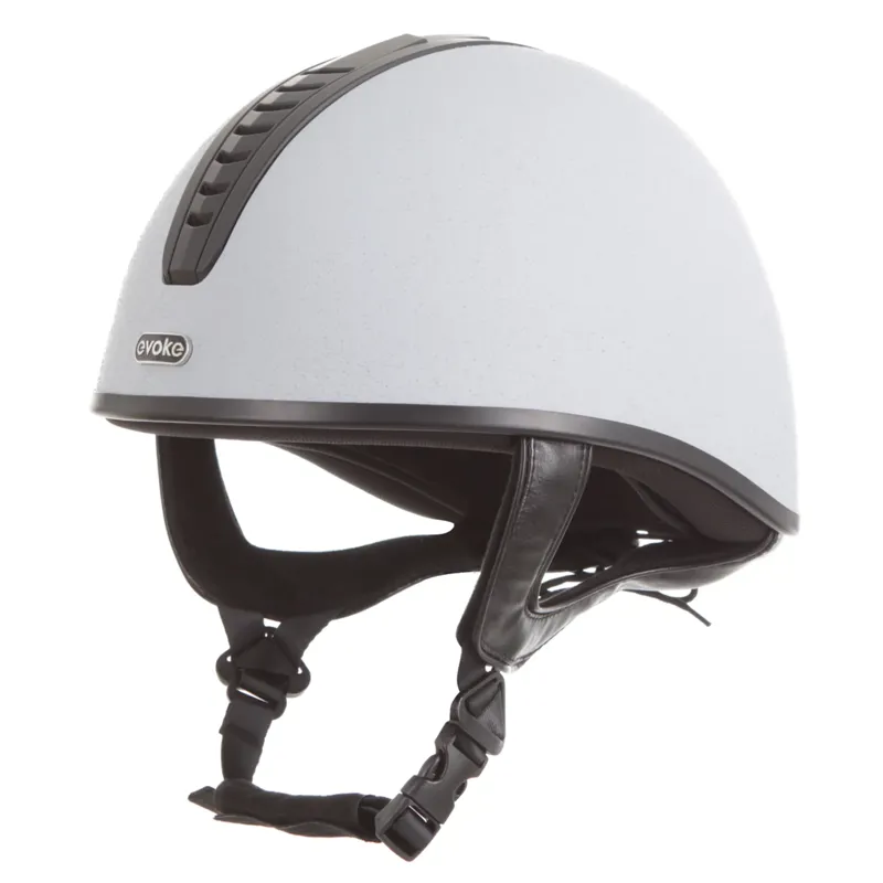 Evoke Orion Jockey Skull Silver - Riding Hat-1