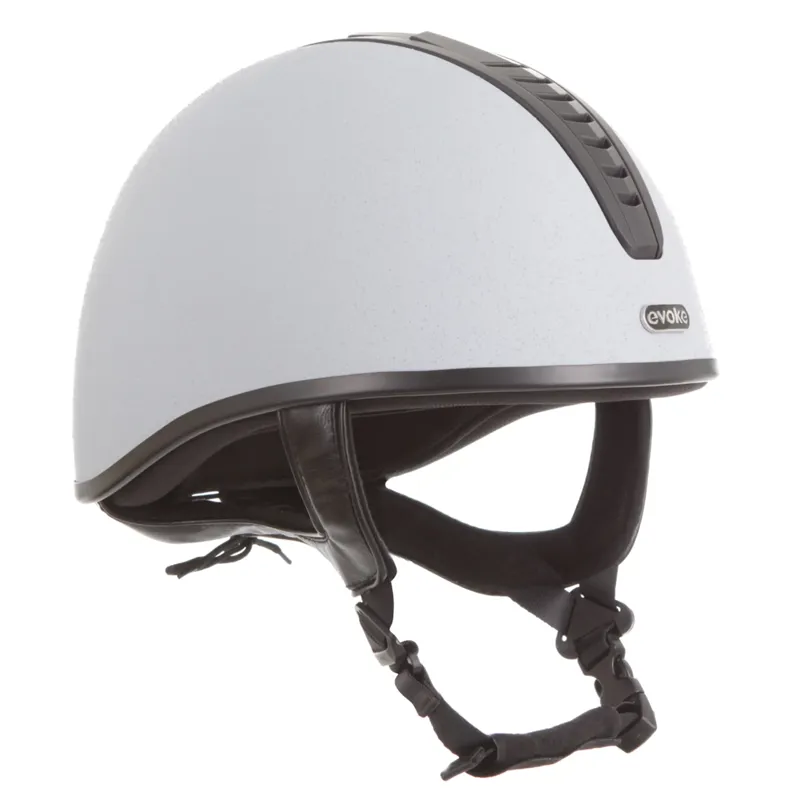 Evoke Orion Jockey Skull Silver - Riding Hat