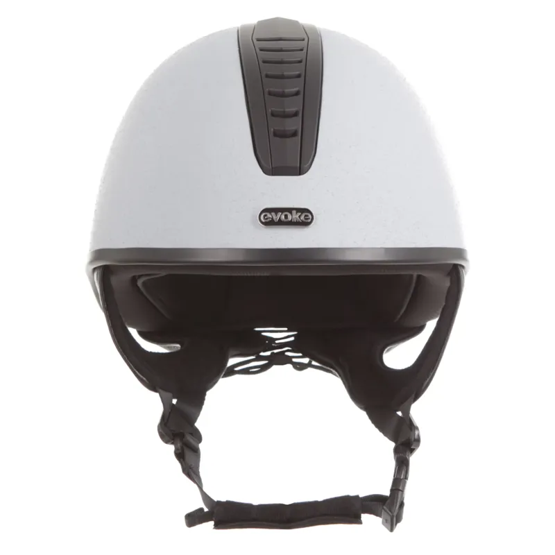 Evoke Orion Jockey Skull Silver - Riding Hat-2