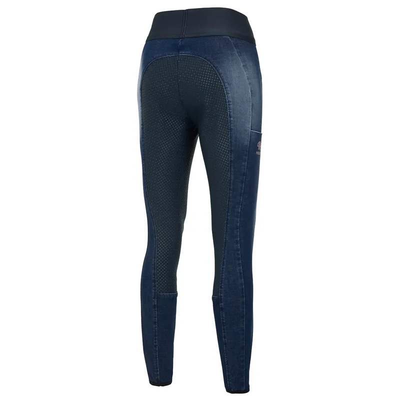 Pikeur Rosa Denim Full Grip Ladies Breeches Denim Blue-1