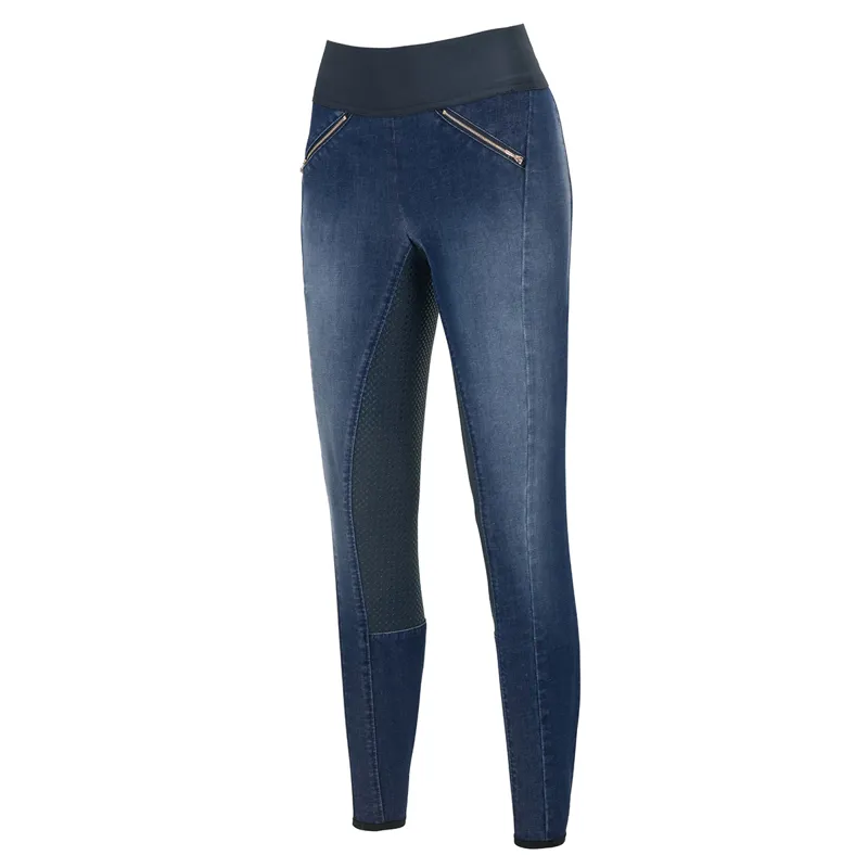 Pikeur Rosa Denim Full Grip Ladies Breeches Denim Blue