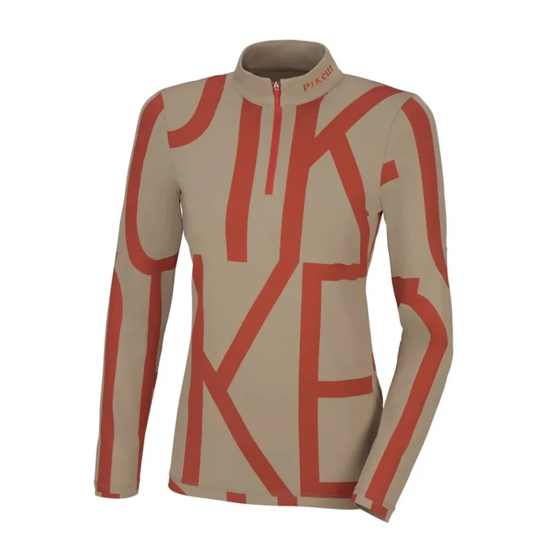 Pikeur Classic Sport Print Base Layer Taupe