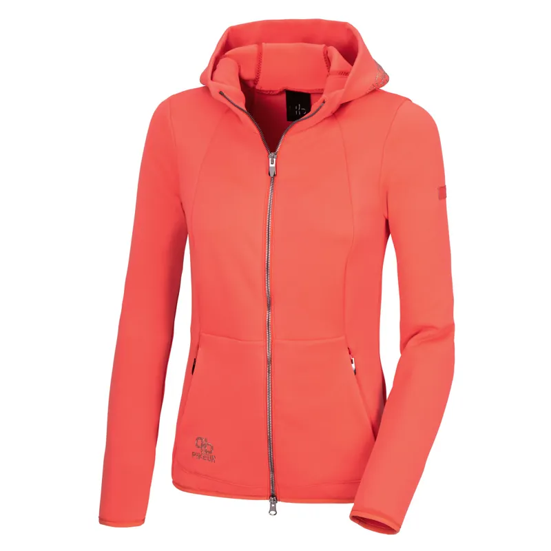 Pikeur Ladies Velvet Selection Fleece Jacket Coral Red