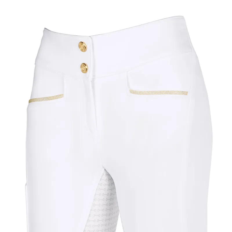 Pikeur Ladies Violette Full Seat Breeches White-3