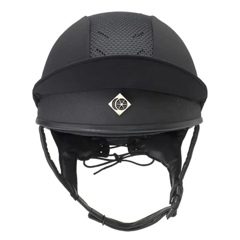 Charles Owen Pro II Plus Riding Hat Skull Black-3