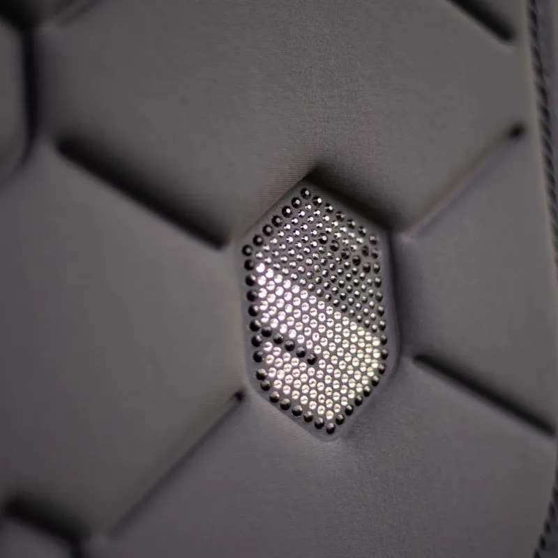 Samshield Spineshield Swarovski Jump Saddle Pad Anthracite-2