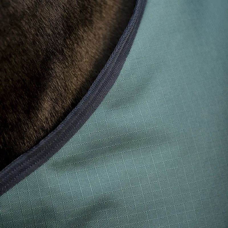 Amigo Ripstop 900D Standard Neck 0g Turnout Rug - Dynasty Green/Navy-6