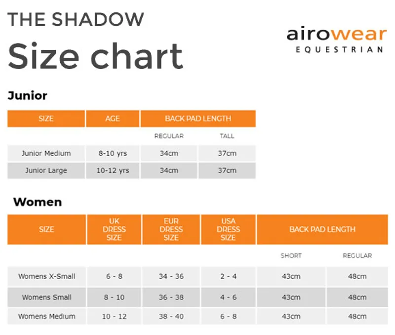 Airowear Shadow Back Protector Junior-6